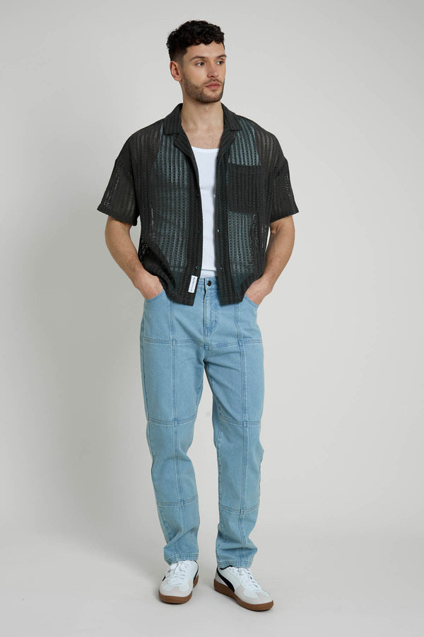 native youth NASH CROCHET SHIRT