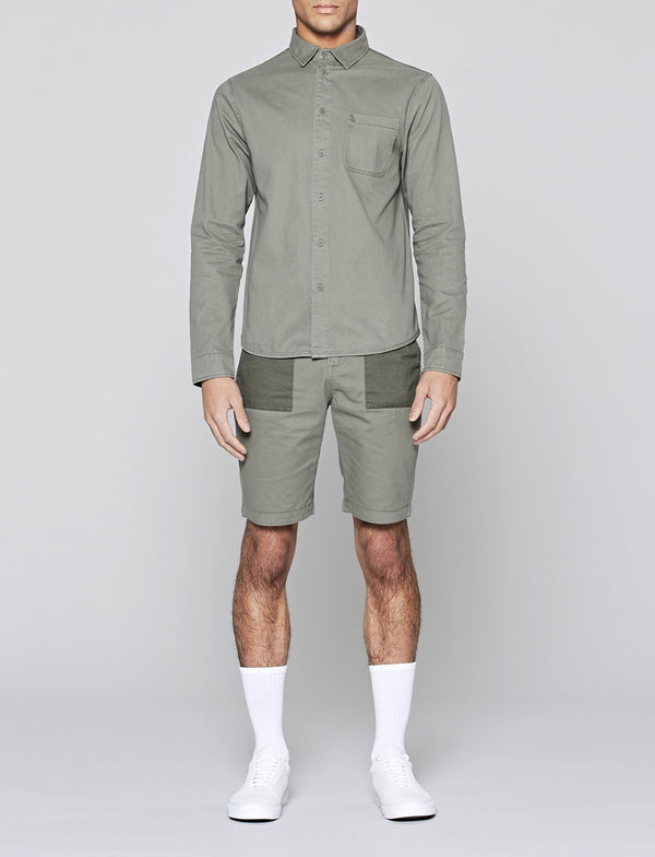 Native Youth Olive Rockham Military Shirt