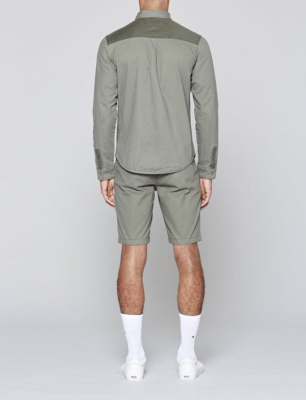 Native Youth Olive Rockham Military Shirt