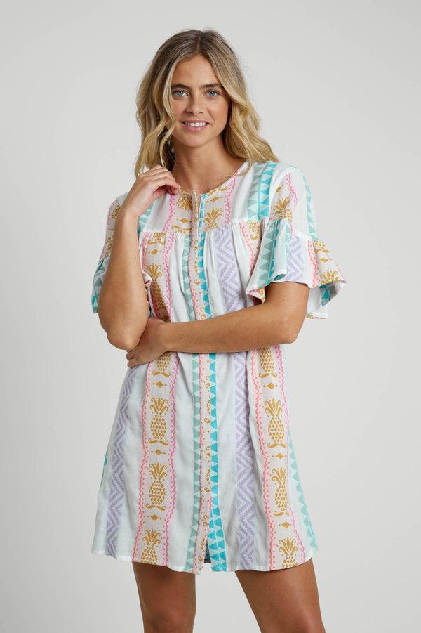 native youth PINI JACQUARD MINI DRESS