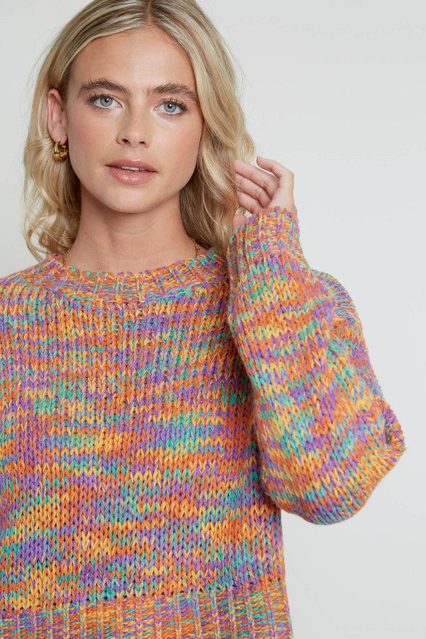 Native Youth PLATA KNITTED CROPPED JUMPER