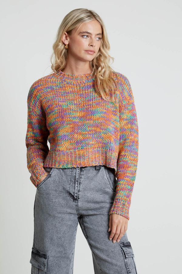 native youth PLATA KNITTED CROPPED JUMPER