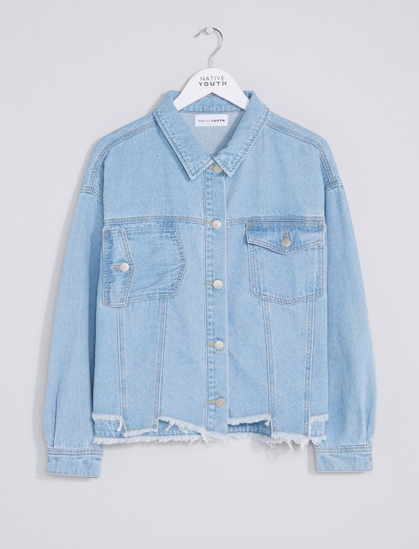 native youth Primavera Denim Trucker Jacket