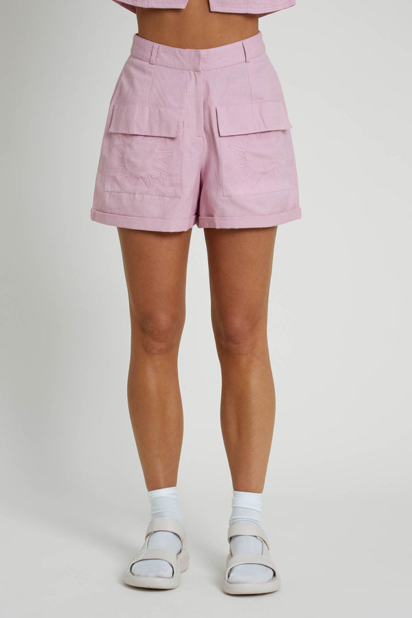 Native Youth PRITA LINEN SHORT