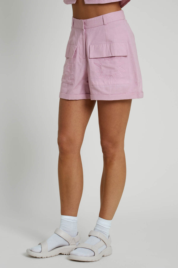 native youth PRITA LINEN SHORT