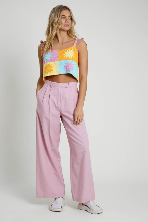 Native Youth PRITA WIDE LEG TROUSERS