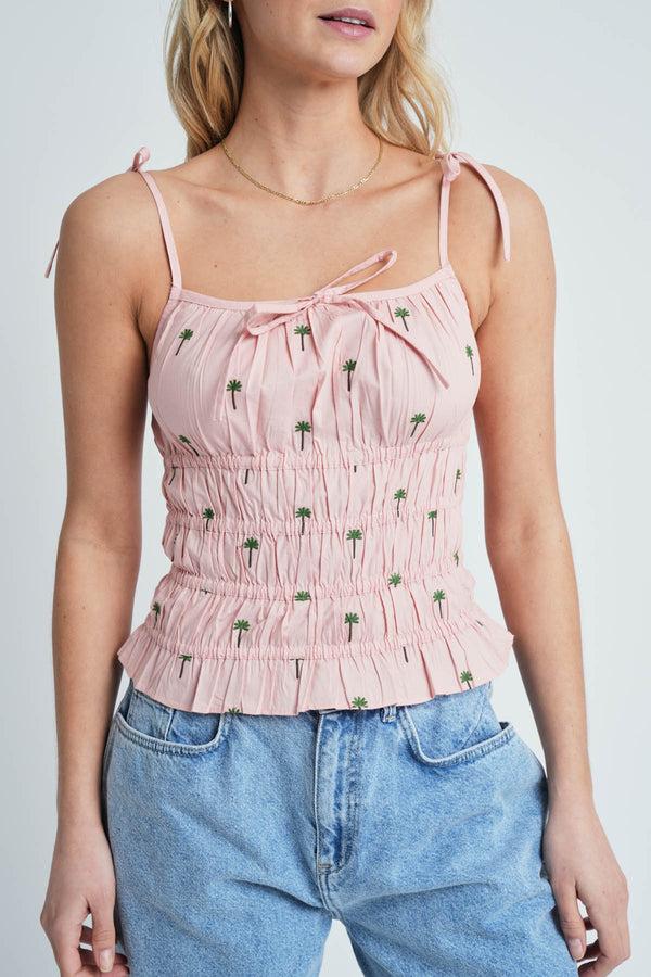 Native Youth RERO EMBROIDERED TOP