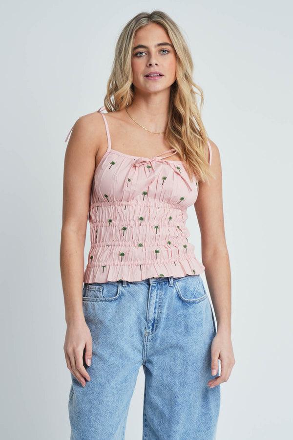 Native Youth RERO EMBROIDERED TOP