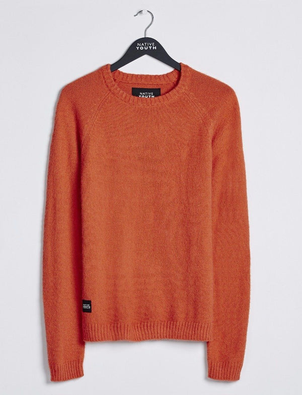 native youth Rust Altitude Knitted Jumper