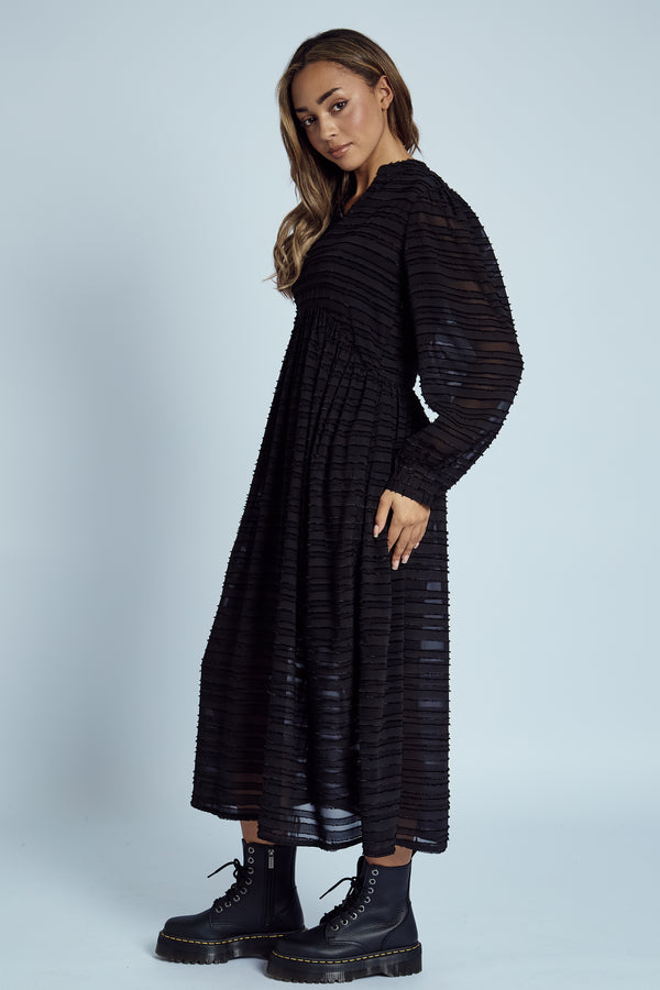 Native Youth SAMIRA BRUSHED STRIPE MAXI DRESS