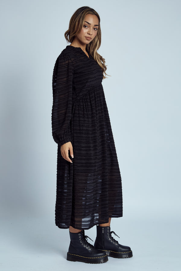 Native Youth SAMIRA BRUSHED STRIPE MAXI DRESS