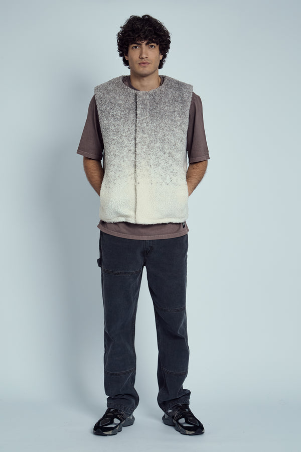 native youth SEARS OMBRE BORG WAISTCOAT