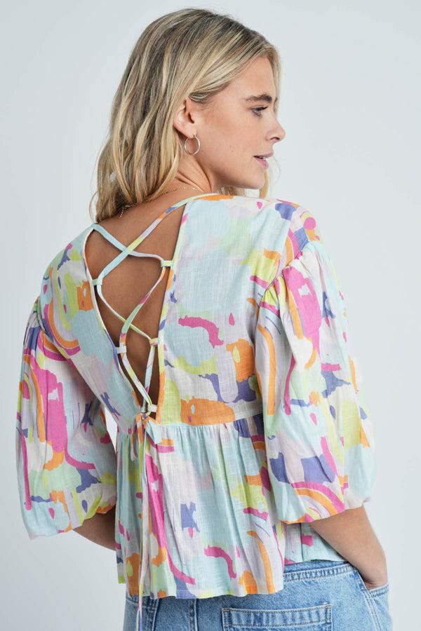 Native Youth SUMMER RAIN BLOUSE