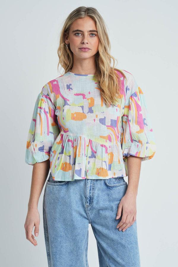 Native Youth SUMMER RAIN BLOUSE