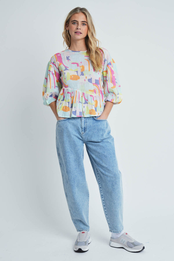 native youth SUMMER RAIN BLOUSE
