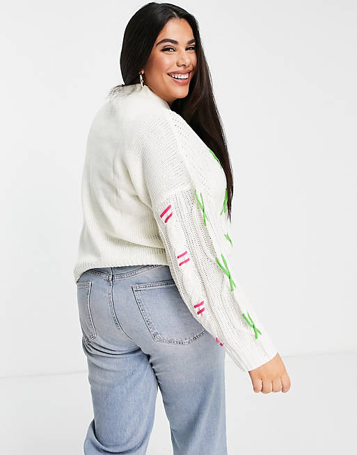 Native Youth TARINA CARDIGAN - CURVE