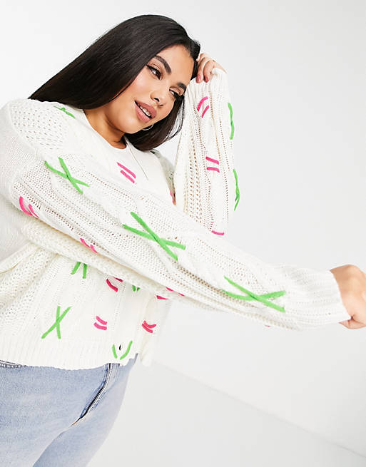 Native Youth TARINA CARDIGAN - CURVE