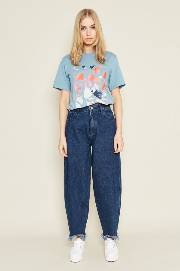 Native Youth TERRAZZO TEE - BLUE