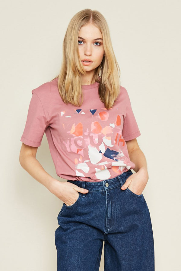 native youth TERRAZZO TEE - PINK