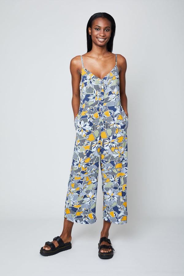 native youth THE GEO FLORA CAMI JUMPSUIT