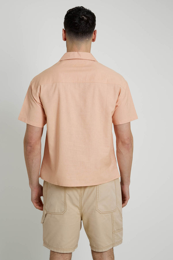 Native Youth TINEZ LINEN MIX SHIRT WITH EMBROIDERY