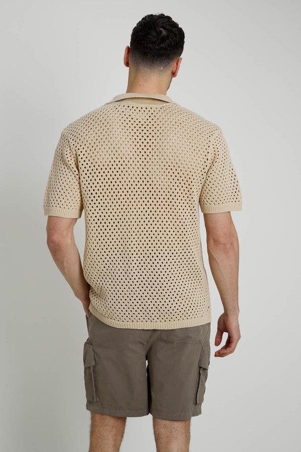 Native Youth TOMITA KNITTED POLO TOP
