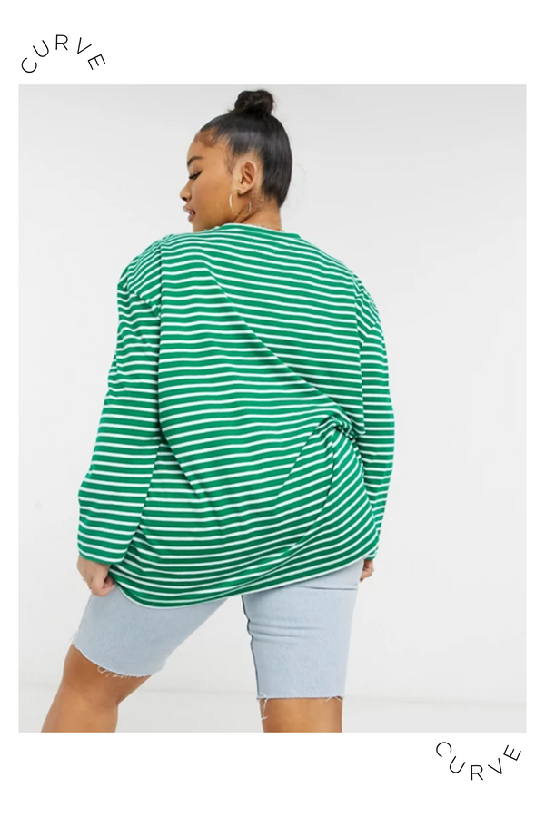 Native Youth TRIA LONG SLEEVE T-SHIRT - CURVE