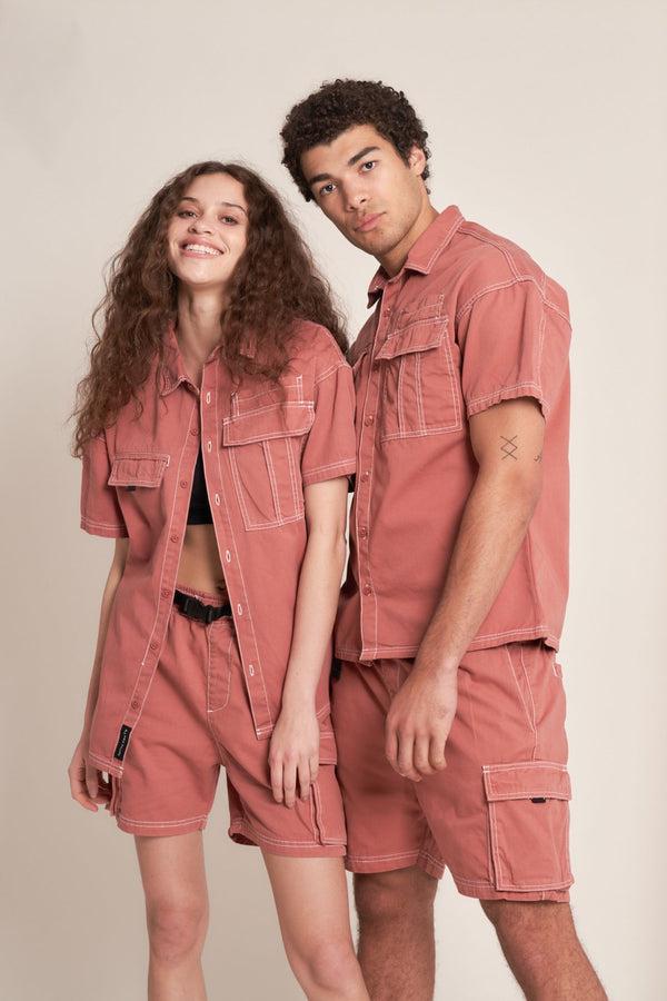 native youth UNISEX GALBANUM SHORTS