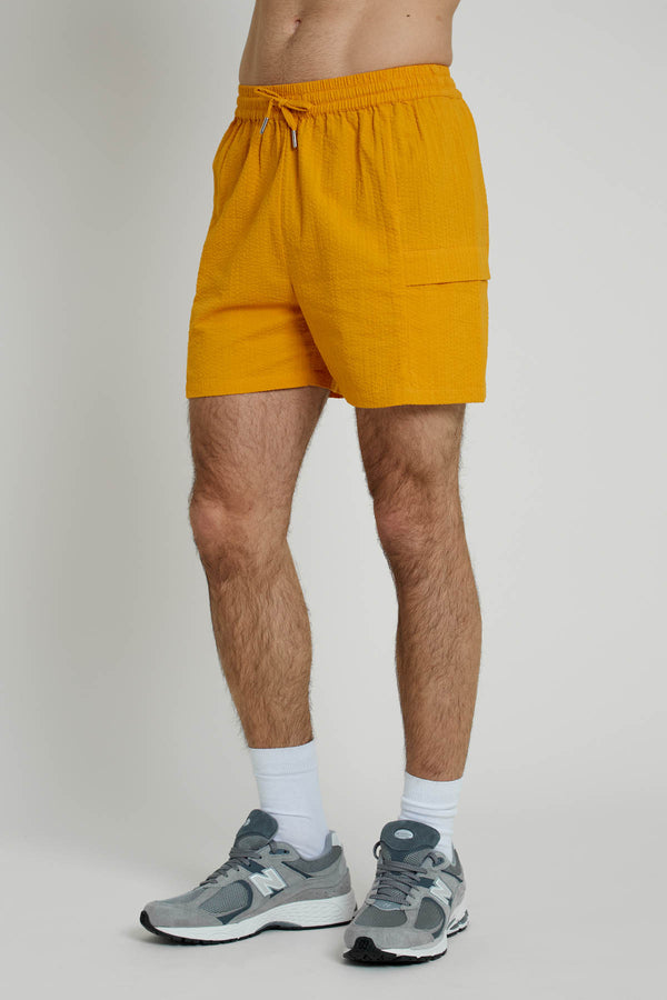 native youth VAUGHN SEERSUCKER SHORT