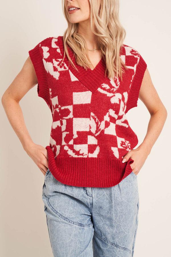 Native Youth VIOLA KNIT VEST