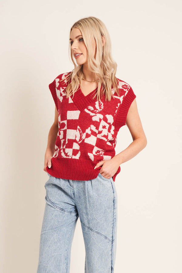 Native Youth VIOLA KNIT VEST