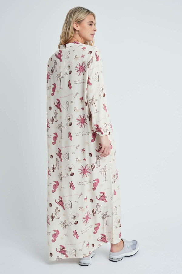 Native Youth WANDER PRINT DRESS