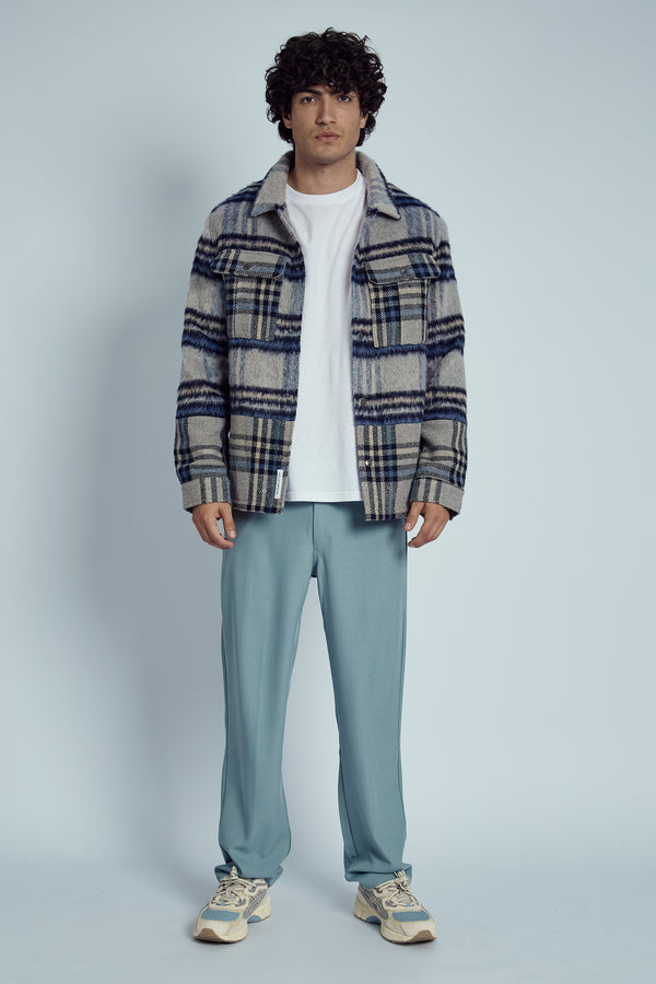 native youth WATTS BRUSHED CHECK OVERSHIRT