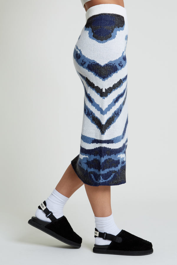 Native Youth WAVELET KNIT SKIRT