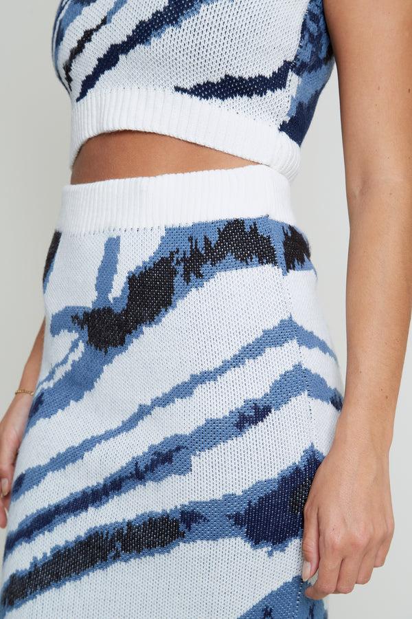 Native Youth WAVELET KNIT SKIRT