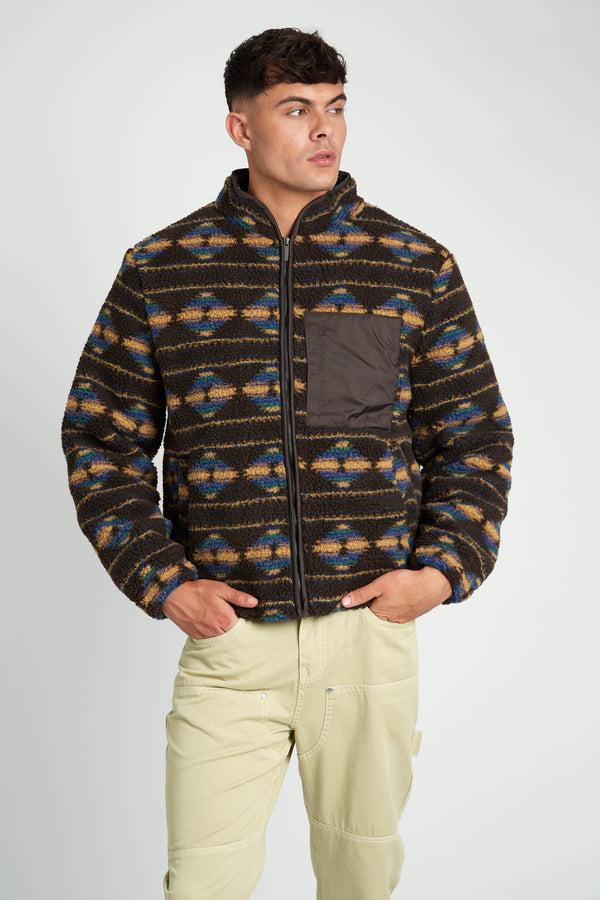 Native Youth WESTWICK PRINTED SHERPA JACKET