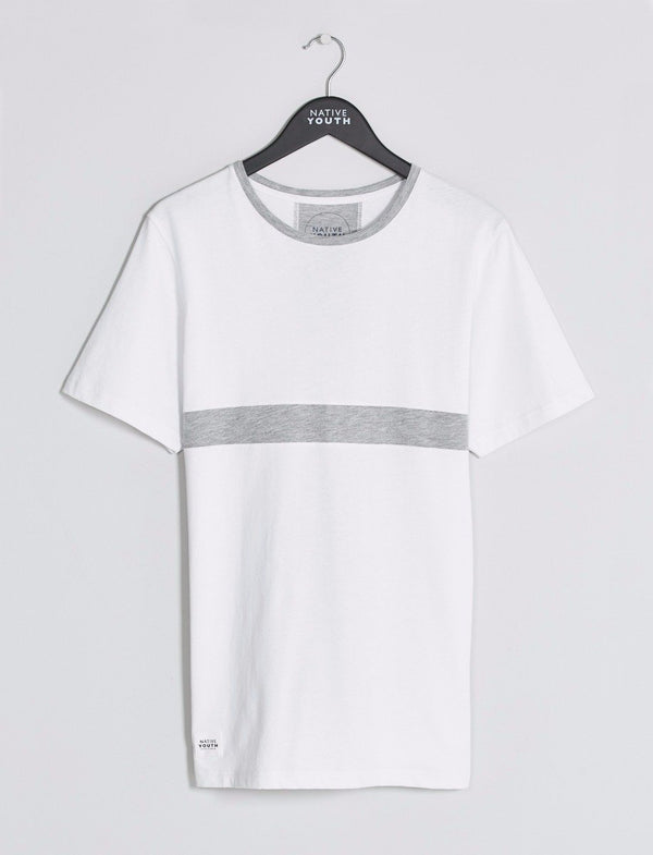 native youth White Cobb Panel Tee