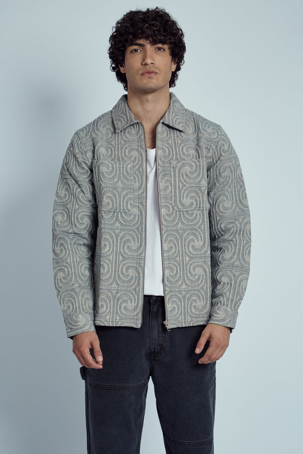 Native Youth WILLA ZIP JACQUARD JACKET