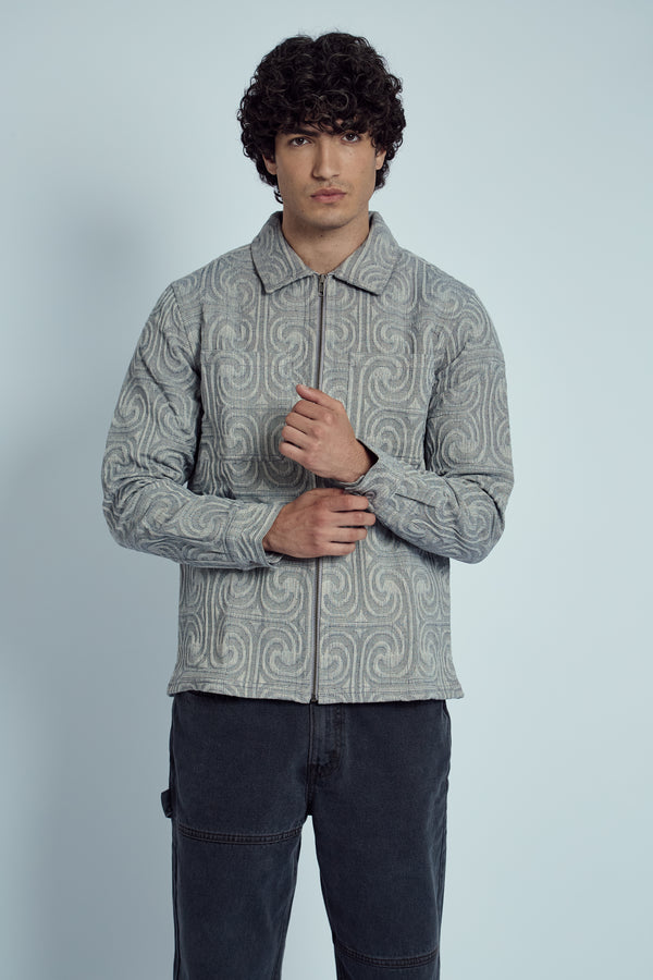 native youth WILLA ZIP JACQUARD JACKET