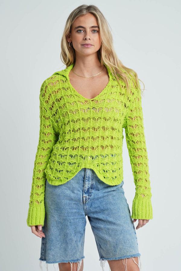 native youth ZETAIA KNITTED TOP