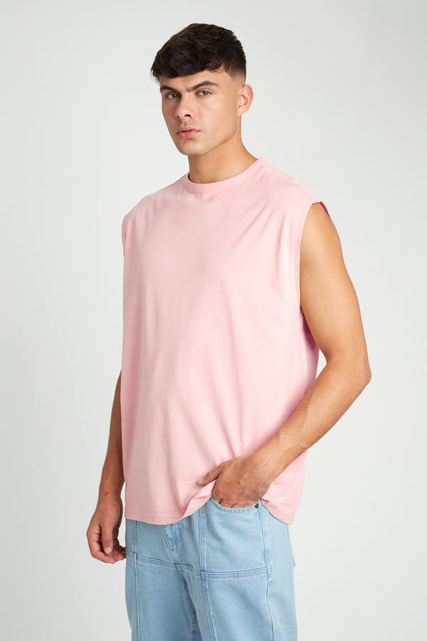 Native Youth OVERSIZED SLEEVELESS T-SHIRT MULTIPACK - BLUE PINK STONE