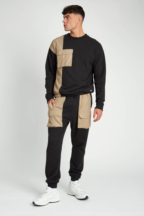 Native Youth PLATT RELAXED FIT SWEATSHIRT WITH NYLON POCKET