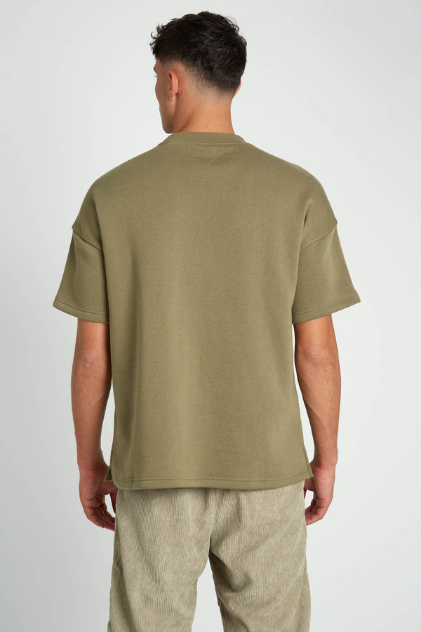 Native Youth RAUL ACID WASH SHORT SLEEVE SWEATSHIRT