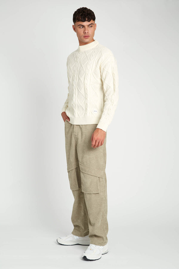 Native Youth SHIPKA OVERSIZED FIT CABLE KNITTED JUMPER