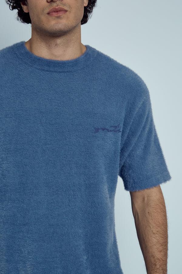 Native Youth TULLOCH SHORT SLEEVE JUMPER IN FLUFFY KNIT