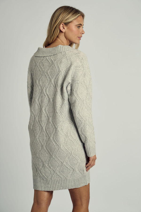 Native Youth VALERIE FLORAL APPLIQUE KNITTED JUMPER DRESS