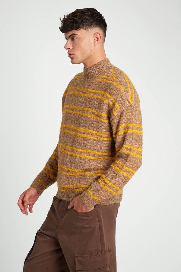 Native Youth WITWER OVERSIZED FIT STRIPED KNITTED JUMPER