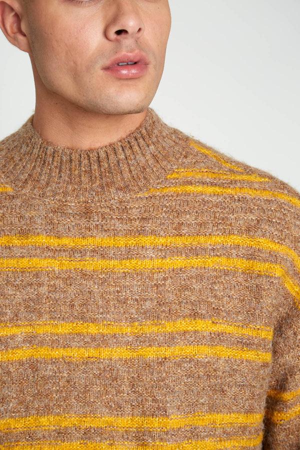 Native Youth WITWER OVERSIZED FIT STRIPED KNITTED JUMPER