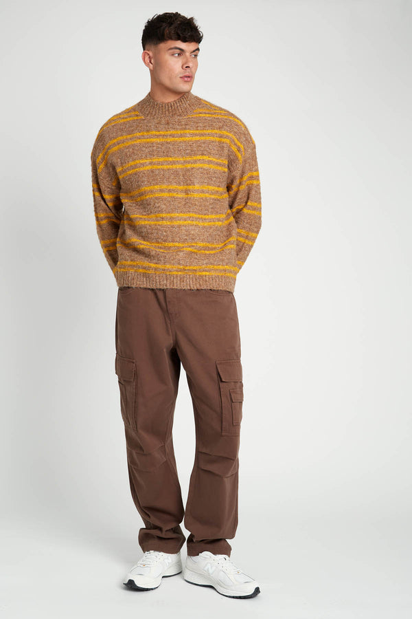 native youth WITWER OVERSIZED FIT STRIPED KNITTED JUMPER