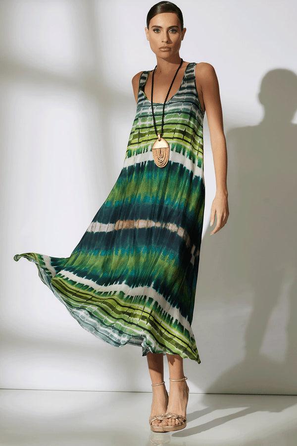 Natori Acacia Wood Gold Pendant Necklace Antique Gold